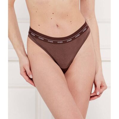 Guess Underwear Figi brazylijskie JANE brązowy XS Guess Underwear Figi brazylijskie JANE brązowy XS
