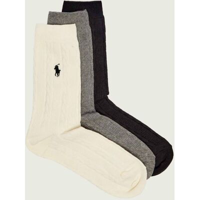 Polo Ralph Lauren Skarpety 3-pack beżowy 36/39 Polo Ralph Lauren Skarpety 3-pack beżowy 36/39