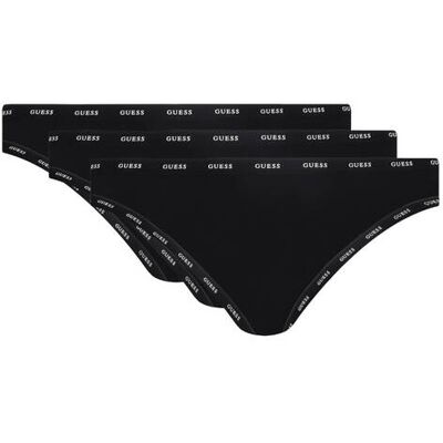 Guess Underwear Figi brazylijskie 3-pack czarny XS Guess Underwear Figi brazylijskie 3-pack czarny XS