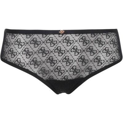 Guess Underwear Koronkowe figi NORA czarny XL Guess Underwear Koronkowe figi NORA czarny XL