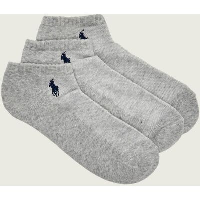 Polo Ralph Lauren Skarpety/stopki 3 pack szary 36/39 Polo Ralph Lauren Skarpety/stopki 3 pack szary 36/39