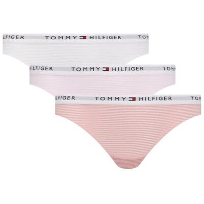 Tommy Hilfiger Stringi 3-pack biały XL Tommy Hilfiger Stringi 3-pack biały XL