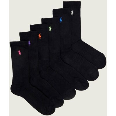 Polo Ralph Lauren Skarpety 6-pack czarny 36/39 Polo Ralph Lauren Skarpety 6-pack czarny 36/39