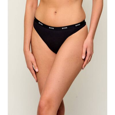 Boss Bodywear Stringi czarny M Boss Bodywear Stringi czarny M