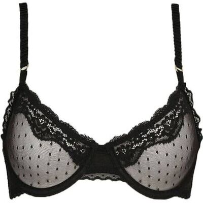 Stella McCartney Koronkowy biustonosz czarny 70C Stella McCartney Koronkowy biustonosz czarny 70C