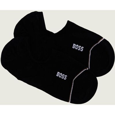 Boss Bodywear Skarpety/stopki 2-pack czarny 35/38 Boss Bodywear Skarpety/stopki 2-pack czarny 35/38
