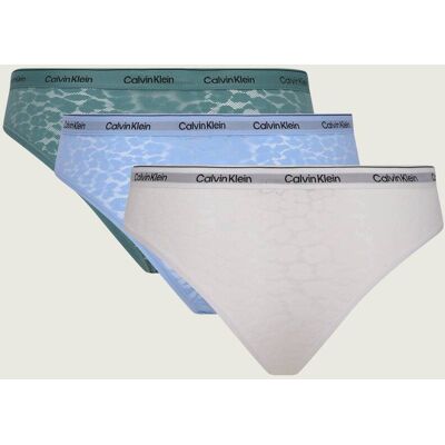 Calvin Klein Underwear Koronkowe figi brazylijskie 3-pack biały XS Calvin Klein Underwear Koronkowe figi brazylijskie 3-pack biały XS