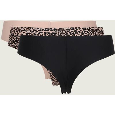 Guess Underwear Figi brazylijskie 3-pack RAW różowy XS Guess Underwear Figi brazylijskie 3-pack RAW różowy XS
