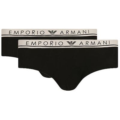 Giorgio Armani Emporio Armani Stringi 2-pack czarny XS Giorgio Armani Emporio Armani Stringi 2-pack czarny XS