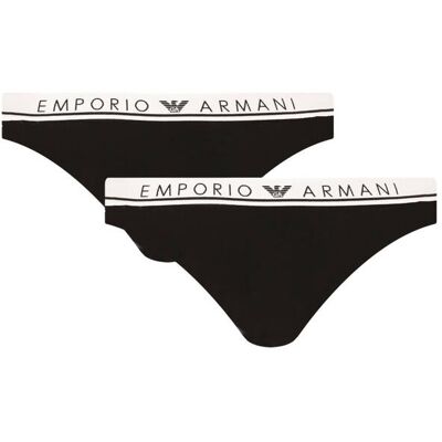 Giorgio Armani Emporio Armani Stringi 2-pack czarny L Giorgio Armani Emporio Armani Stringi 2-pack czarny L