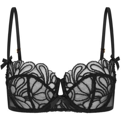 Agent Provocateur Koronkowy biustonosz NELLE czarny 75D Agent Provocateur Koronkowy biustonosz NELLE czarny 75D