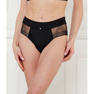 Boss BLACK Figi BRAZLIAN EYELET czarny XS Boss BLACK Figi BRAZLIAN EYELET czarny XS