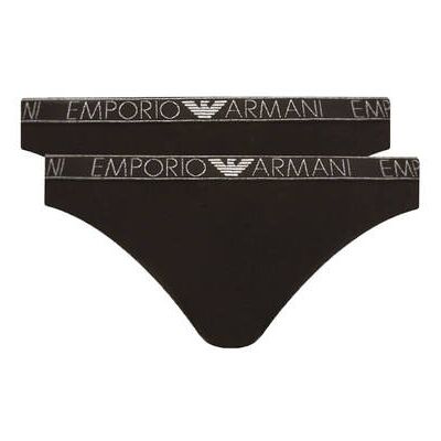 Giorgio Armani Emporio Armani Stringi 2-pack UNDERWEAR SET czarny XS Giorgio Armani Emporio Armani Stringi 2-pack UNDERWEAR SET czarny XS