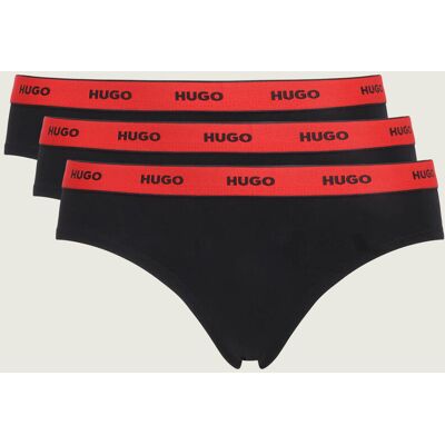 HUGO Figi 3-pack czarny S HUGO Figi 3-pack czarny S