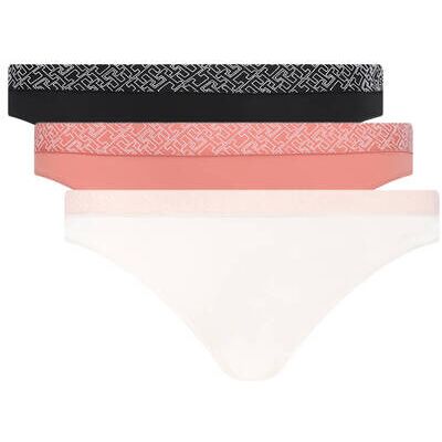 Tommy Hilfiger Stringi 3-pack czarny XL Tommy Hilfiger Stringi 3-pack czarny XL