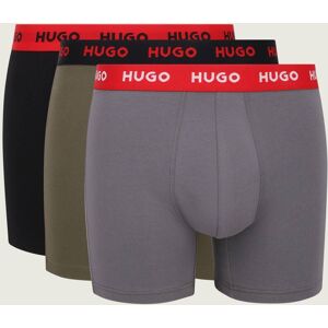 Hugo Bodywear Bokserki 3-pack szary S Hugo Bodywear Bokserki 3-pack szary S