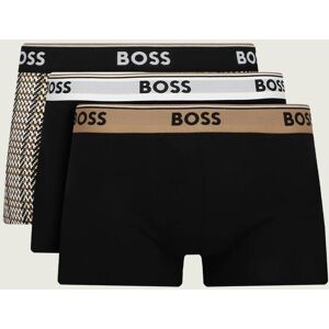Boss BLACK Bokserki 3-pack Power Des szary S Boss BLACK Bokserki 3-pack Power Des szary S