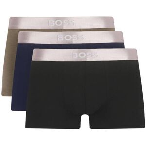 Boss BLACK Bokserki 3-pack Trunk 3P Metallic khaki S Boss BLACK Bokserki 3-pack Trunk 3P Metallic khaki S
