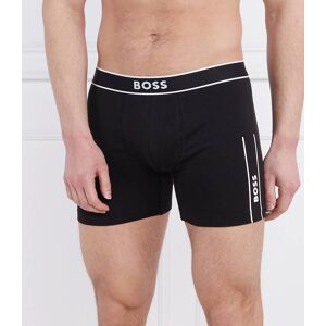 Boss BLACK Bokserki BoxerBr 24 Logo czarny S Boss BLACK Bokserki BoxerBr 24 Logo czarny S