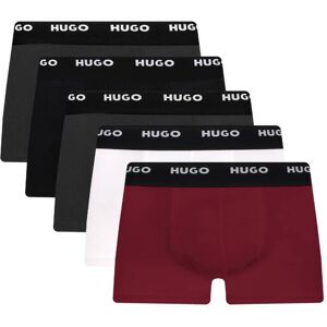 Hugo Bodywear Bokserki 5-pack Regular Fit bordowy S Hugo Bodywear Bokserki 5-pack Regular Fit bordowy S