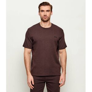Boss BLACK Góra od piżamy Waffle Regular Fit brązowy M Boss BLACK Góra od piżamy Waffle Regular Fit brązowy M