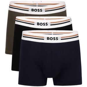 Boss BLACK Bokserki 3-pack Revive khaki S Boss BLACK Bokserki 3-pack Revive khaki S