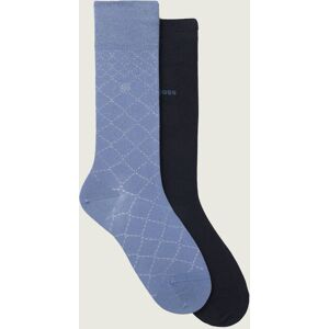 Boss BLACK Skarpety 2-pack Mini Argyle CC granatowy 39/42 Boss BLACK Skarpety 2-pack Mini Argyle CC granatowy 39/42