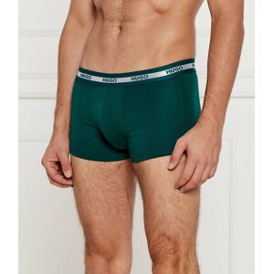 Hugo Bodywear Bokserki 3-pack TRUNK TRIPLET PLANET butelkowa zieleń S Hugo Bodywear Bokserki 3-pack TRUNK TRIPLET PLANET butelkowa zieleń S