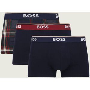 Boss BLACK Bokserki 3-pack Power Desig granatowy S Boss BLACK Bokserki 3-pack Power Desig granatowy S