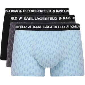 Karl Lagerfeld Bokserki 3-pack niebieski S Karl Lagerfeld Bokserki 3-pack niebieski S