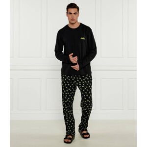 Hugo Bodywear Piżama Cinema Long Set Relaxed fit czarny S Hugo Bodywear Piżama Cinema Long Set Relaxed fit czarny S