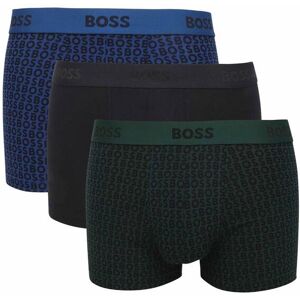 Boss BLACK Bokserki 3-pack Trunk 3P Gift 2D butelkowa zieleń S Boss BLACK Bokserki 3-pack Trunk 3P Gift 2D butelkowa zieleń S