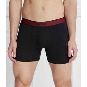 Boss BLACK Bokserki BoxerBr 24 Logo czarny S Boss BLACK Bokserki BoxerBr 24 Logo czarny S