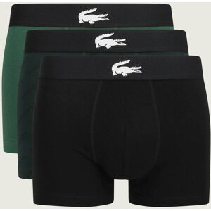 Lacoste Bokserki 3-pack butelkowa zieleń M Lacoste Bokserki 3-pack butelkowa zieleń M