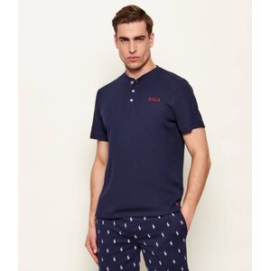 Polo Ralph Lauren Góra od piżamy HENLEY Regular Fit granatowy M Polo Ralph Lauren Góra od piżamy HENLEY Regular Fit granatowy M