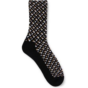 Boss BLACK Skarpety QS Rib Monogram CC czarny 39/42 Boss BLACK Skarpety QS Rib Monogram CC czarny 39/42