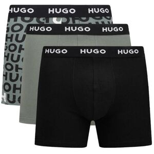 Hugo Bodywear Bokserki 3-pack Design zielony S Hugo Bodywear Bokserki 3-pack Design zielony S