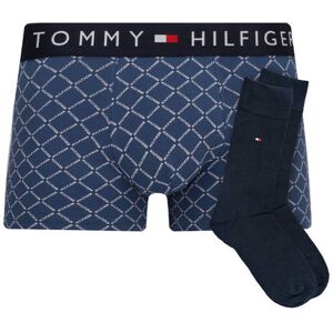Tommy Hilfiger Underwear Bokserki + skarpety granatowy L Tommy Hilfiger Underwear Bokserki + skarpety granatowy L