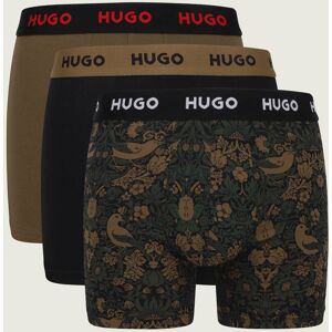 Hugo Bodywear Bokserki 3-pack Design khaki M Hugo Bodywear Bokserki 3-pack Design khaki M