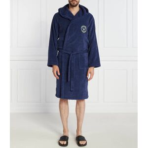Giorgio Armani Emporio Armani Szlafrok Regular Fit granatowy S Giorgio Armani Emporio Armani Szlafrok Regular Fit granatowy S