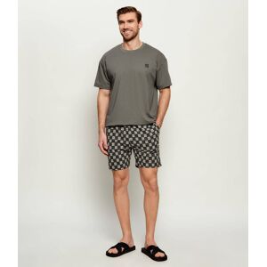 Hugo Bodywear Piżama AARON Regular Fit szary XXL Hugo Bodywear Piżama AARON Regular Fit szary XXL