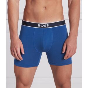 Boss BLACK Bokserki BoxerBr 24 Logo niebieski S Boss BLACK Bokserki BoxerBr 24 Logo niebieski S
