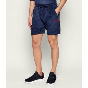Hugo Bodywear Szorty TERRANCE Regular Fit frotté granatowy XXL Hugo Bodywear Szorty TERRANCE Regular Fit frotté granatowy XXL