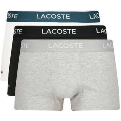 Lacoste Bokserki 3-pack szary S Lacoste Bokserki 3-pack szary S