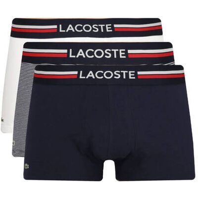 Lacoste Bokserki 3-pack granatowy S Lacoste Bokserki 3-pack granatowy S