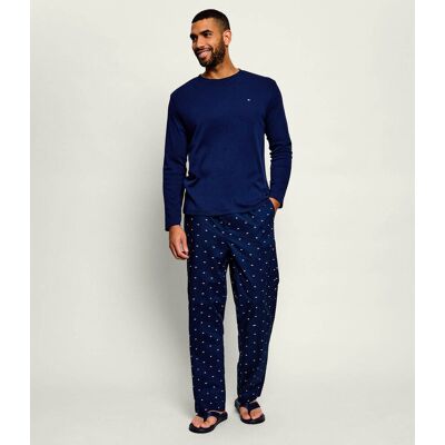 Tommy Hilfiger Piżama Loose fit granatowy XL Tommy Hilfiger Piżama Loose fit granatowy XL