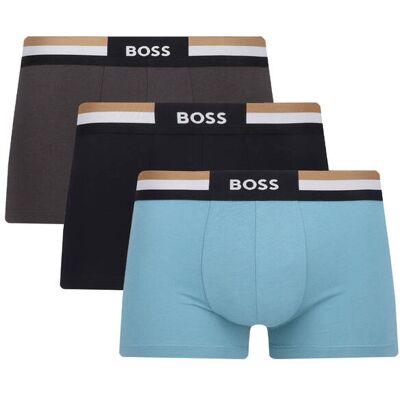 Boss BLACK Bokserki 3-pack Trunk 3P Motion szary S Boss BLACK Bokserki 3-pack Trunk 3P Motion szary S