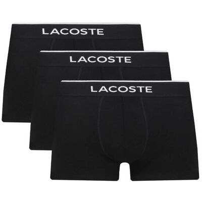 Lacoste Bokserki 3-pack czarny S Lacoste Bokserki 3-pack czarny S