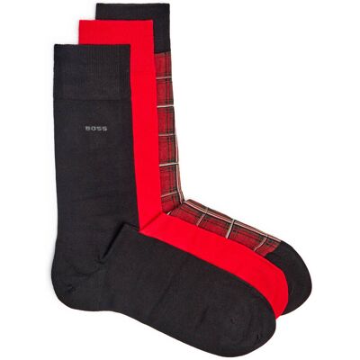 Boss BLACK Skarpety 3-pack 3P Giftset Winter CC 40/46 Boss BLACK Skarpety 3-pack 3P Giftset Winter CC 40/46