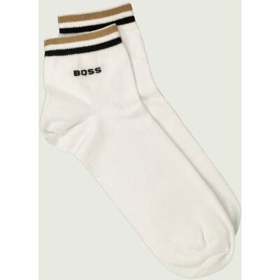 Boss Bodywear Skarpety 2-pack 2P SH Stripe CC biały 39/42 Boss Bodywear Skarpety 2-pack 2P SH Stripe CC biały 39/42